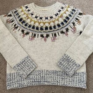 J.Crew The Reeds fair isle sweater size small